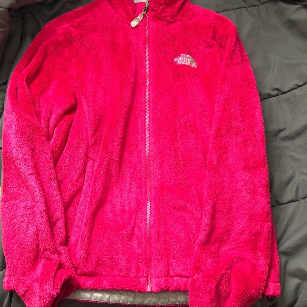 North face fur coat!